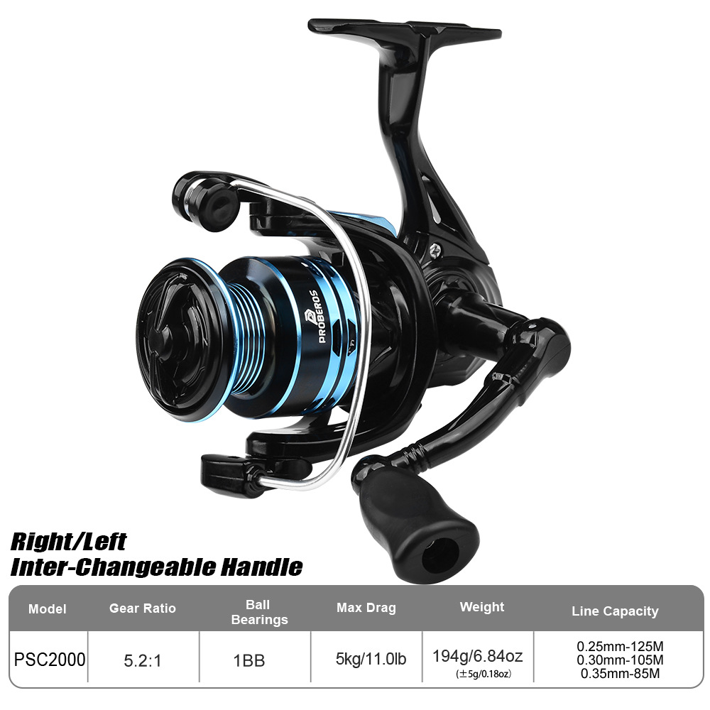 Ice Fishing Line - Mulinello da Pesca in Metallo Serie