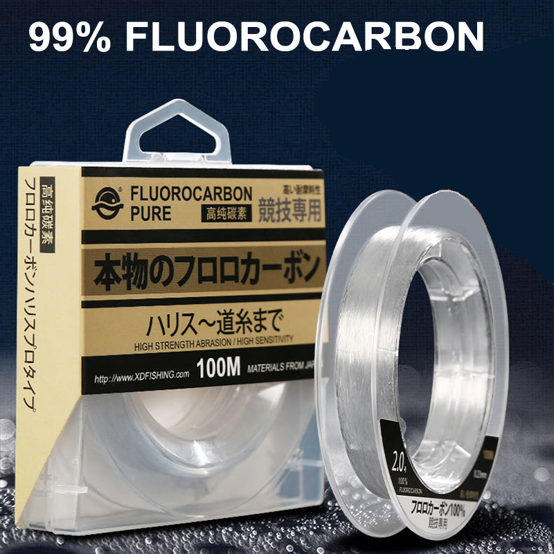 Fluorocarbon Line - 99% Fluorocarbon lenza 100M giapponese importato