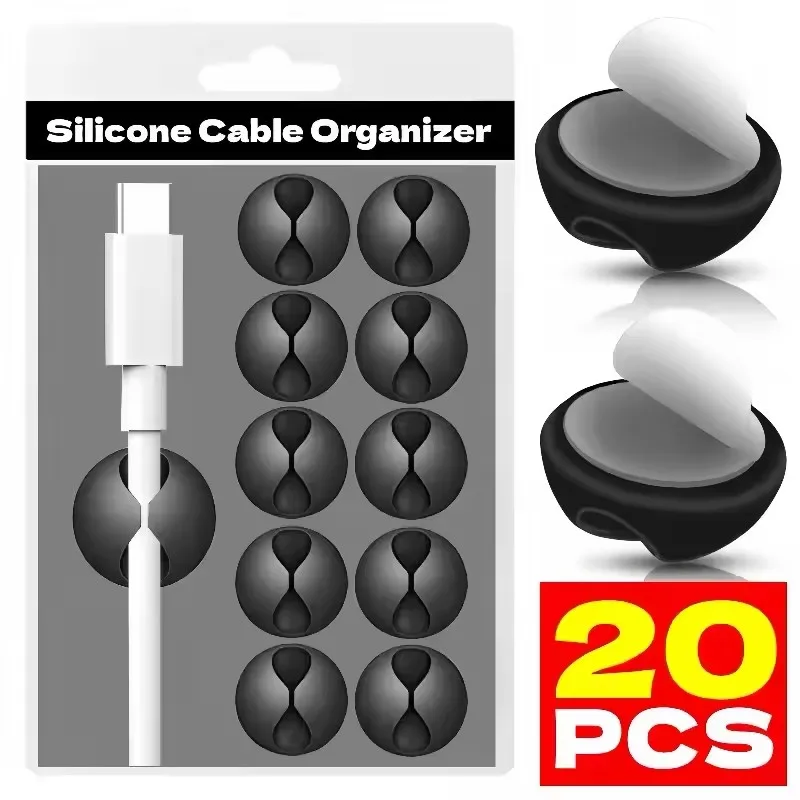 Tippet Line - Clip per Cavi, Organizzatore in Silicone