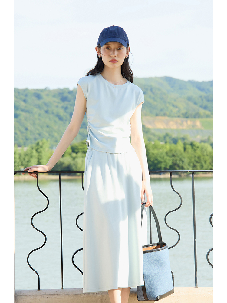 Fly Line - ZIQIAO Petite rilassante t-shirt a maniche