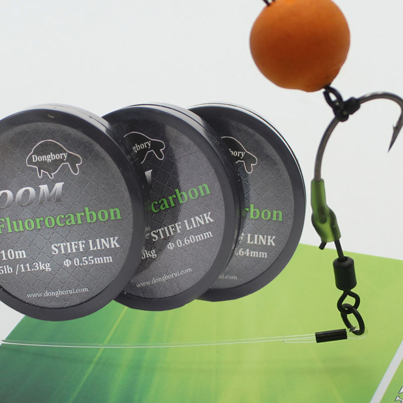 Fluorocarbon Line - Pesca alla carpa Hooklink Boom Fluorocarbonio