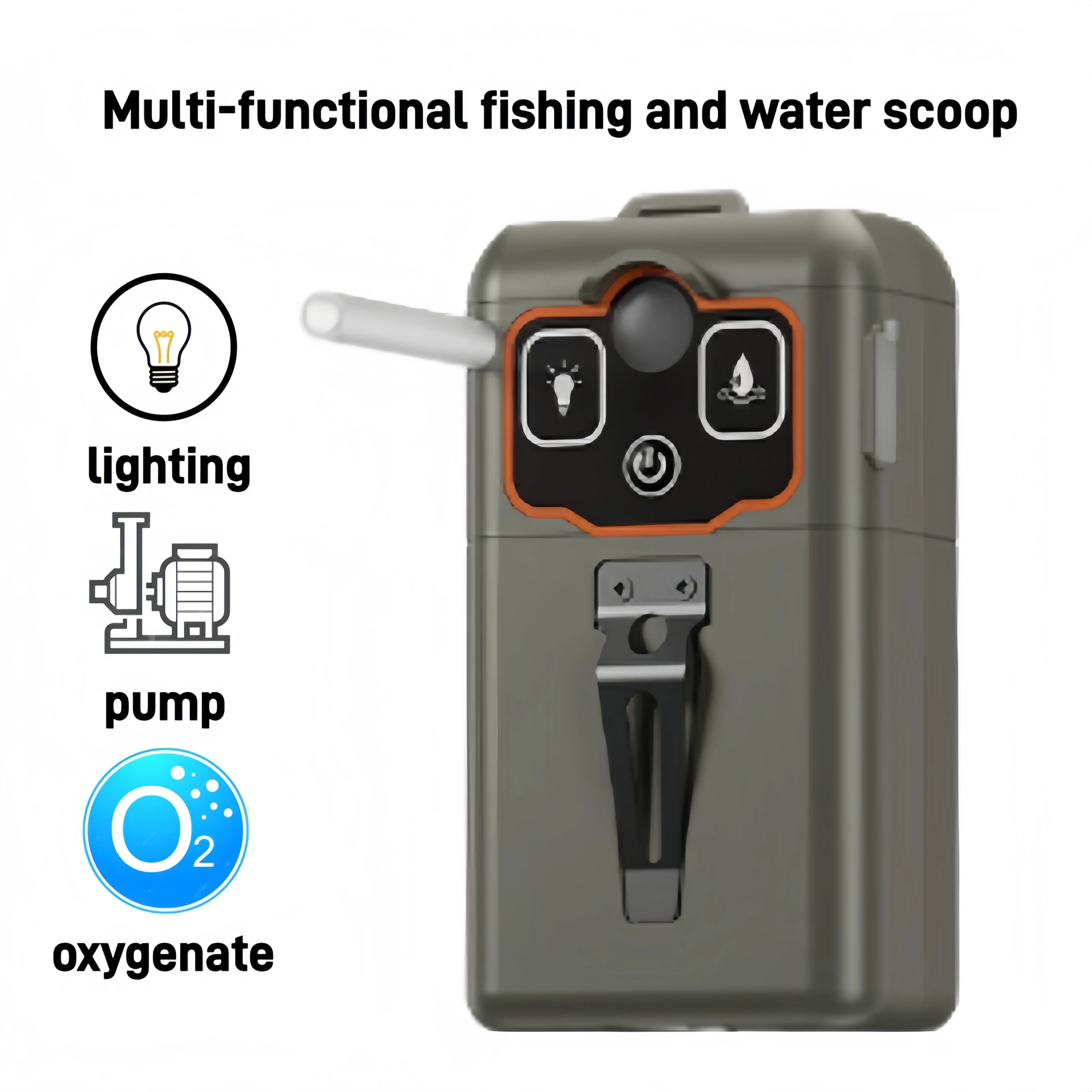 Fishing Line Dispenser - Pompa Elettrica Portatile per Trasferimento Acqua,