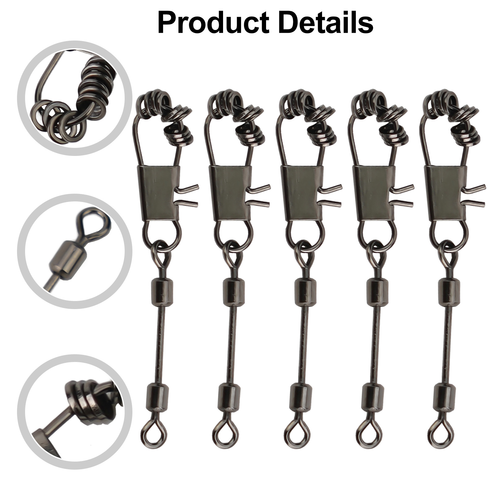 Leader Line - 10/20/50 pezzi PICCOLI OVAL-TIPPET 2mm O-Ring-Roy