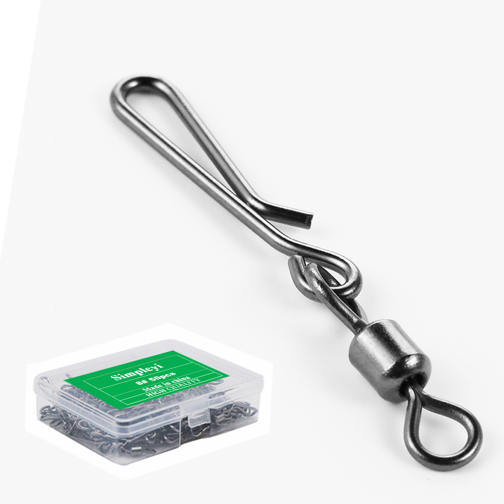 Fishing Line Box - Scatola da 50 pezzi girevole girevole