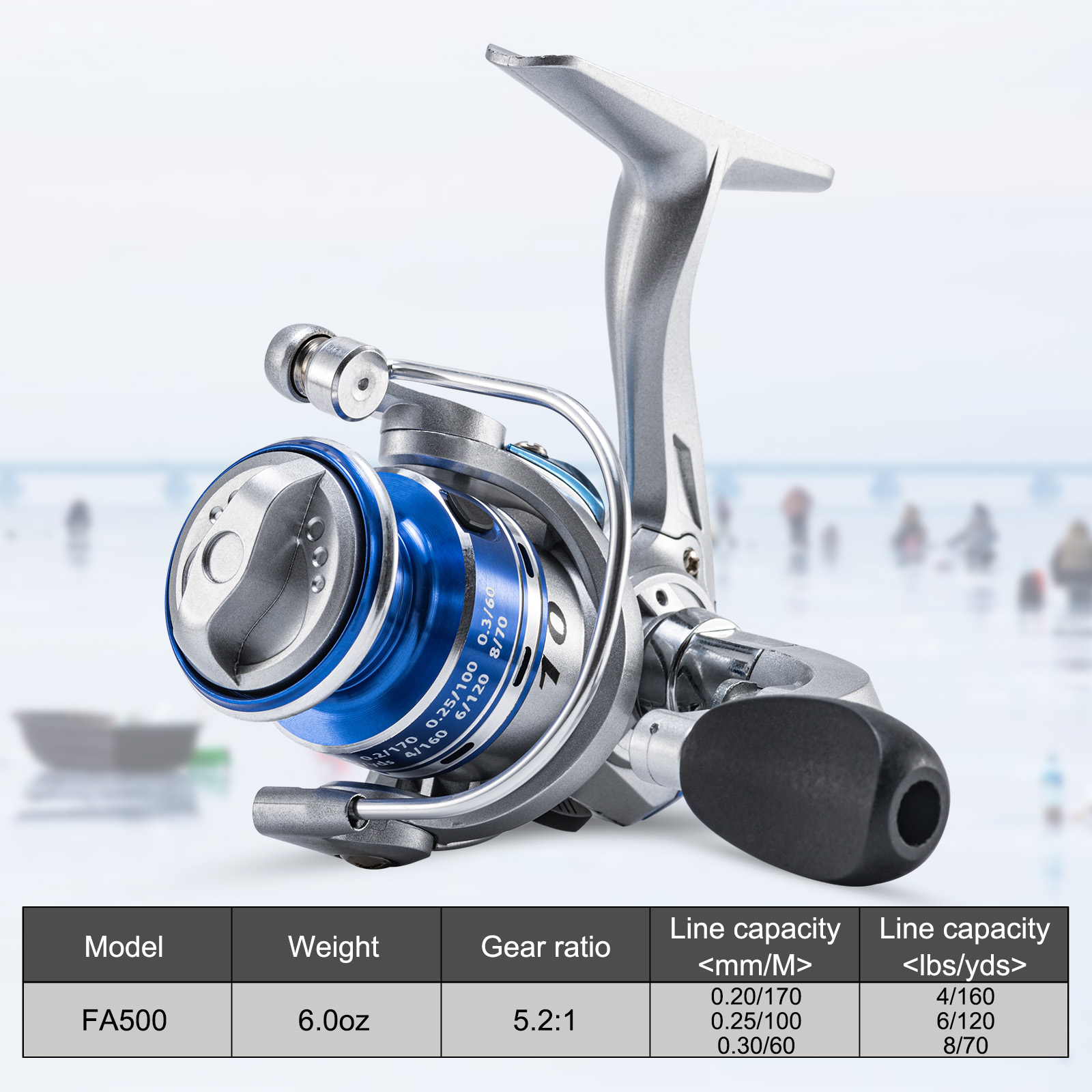 Nuovi Mulinelli Goture per Pes - Ice Fishing Line recensione e prezzo