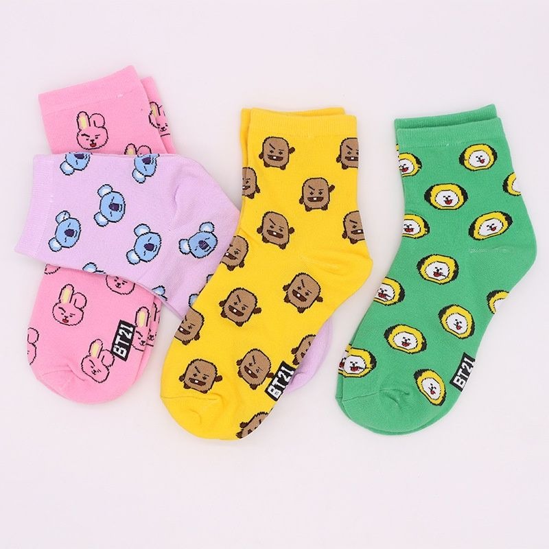Calzini Kawaii BT21 Cartoon, C - Tippet Line recensione e prezzo