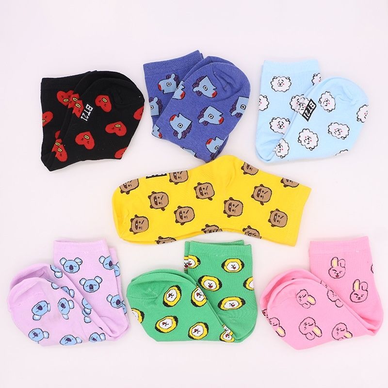 Calzini Kawaii BT21 Cartoon, C - Tippet Line recensione e prezzo