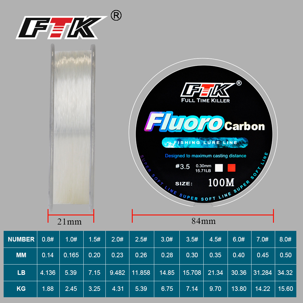 Linea di pesca con rivestiment - Fluorocarbon Line recensione e prezzo