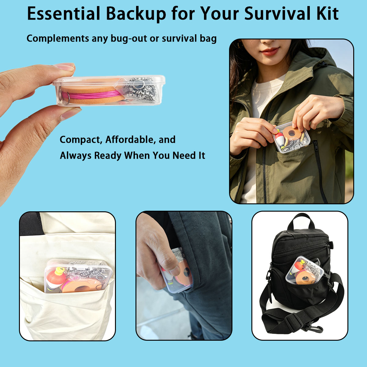 Set di attrezzatura da pesca p - Fishing Line Box recensione e prezzo