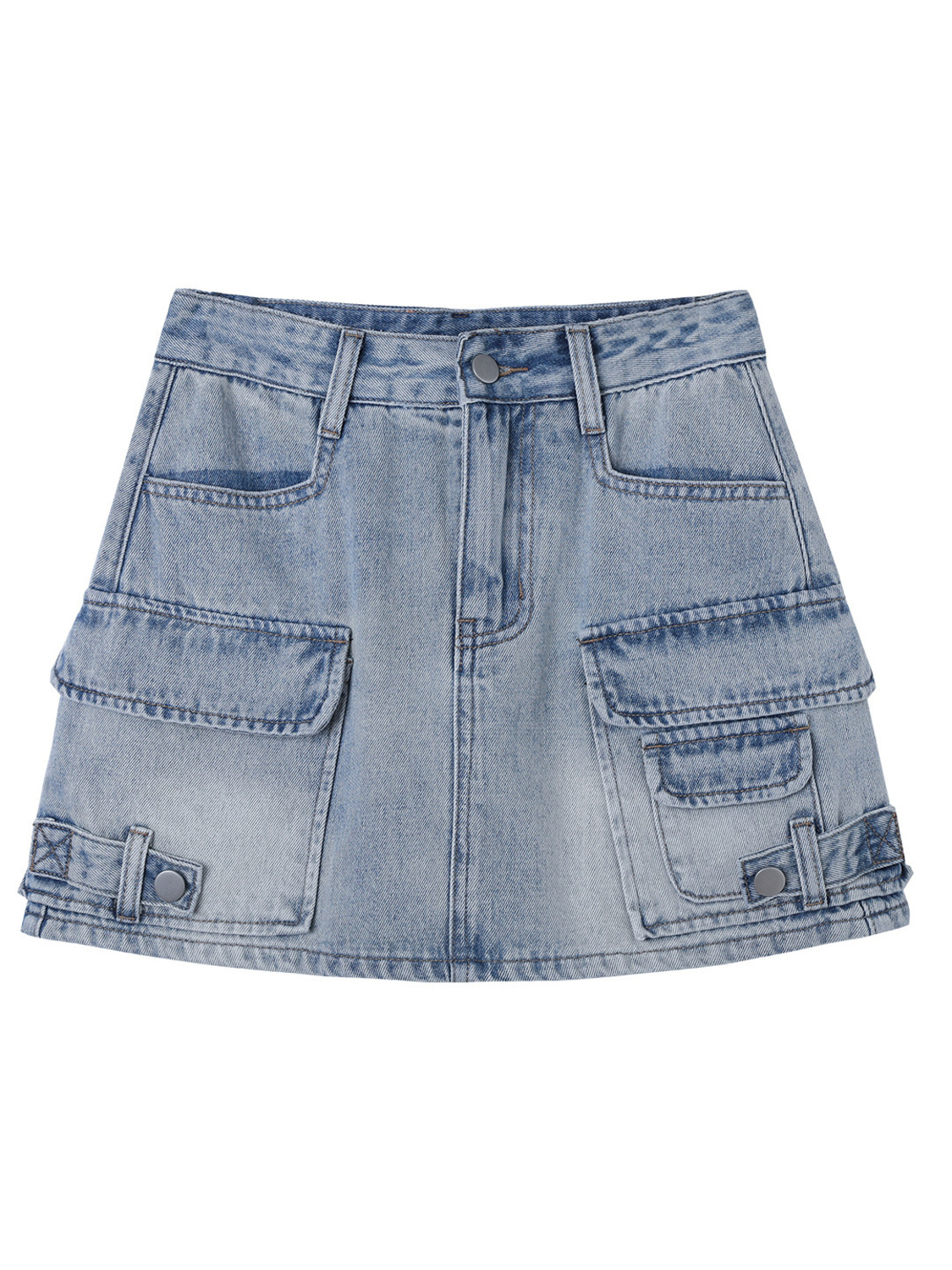 Minigonna in denim cargo a vit - Fly Line recensione e prezzo